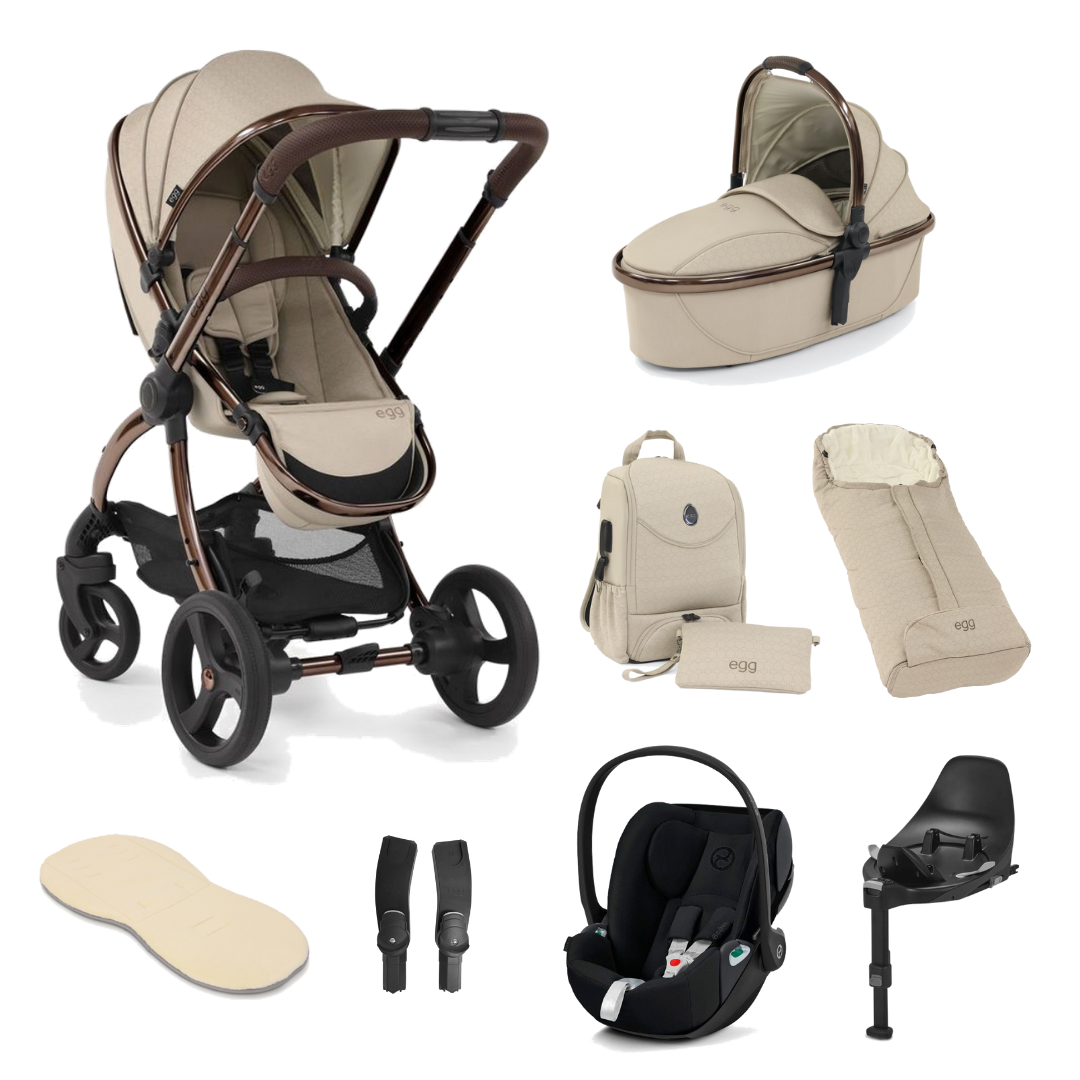 Egg 2 Bundle  - Feather Geo with Cybex Cloud T Car Seat and Base T