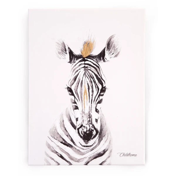 Cuddleco Oil Painting Zebra Head