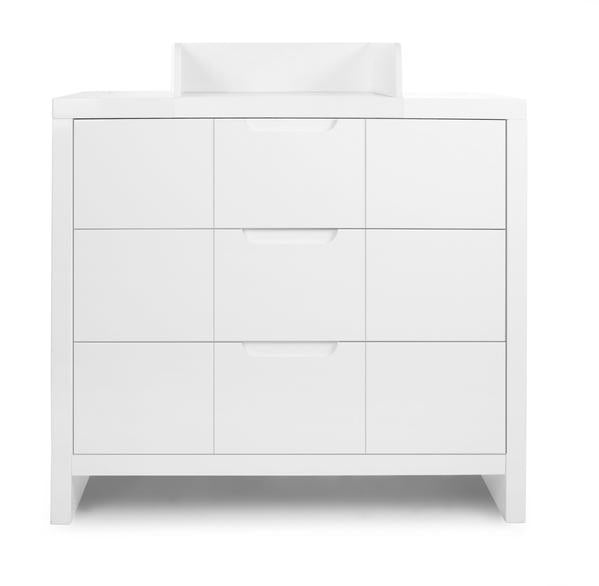 Cuddleco Quadro 3 Piece - Cot Bed, Dresser And Wardrobe Set
