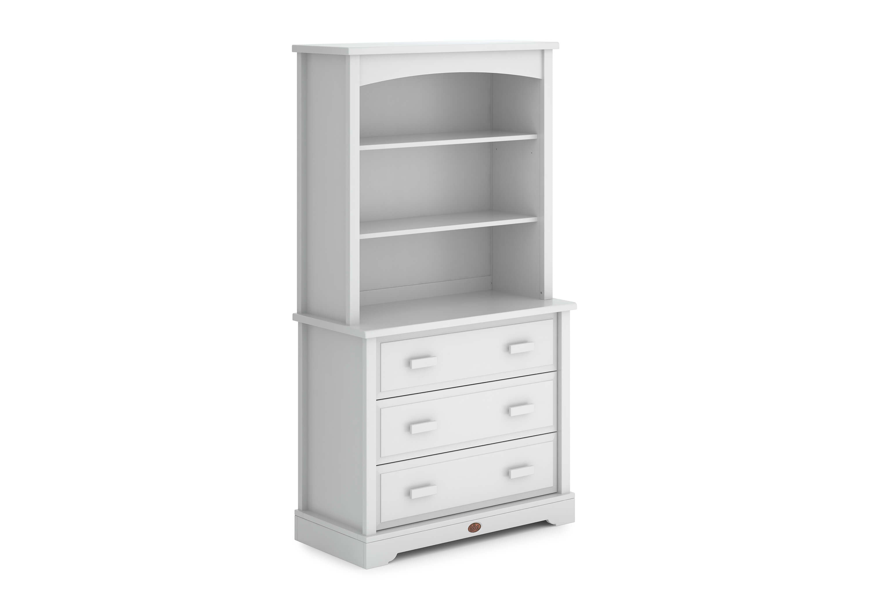 Boori 3 Drawer Dresser (with Squared Changing Station) - White