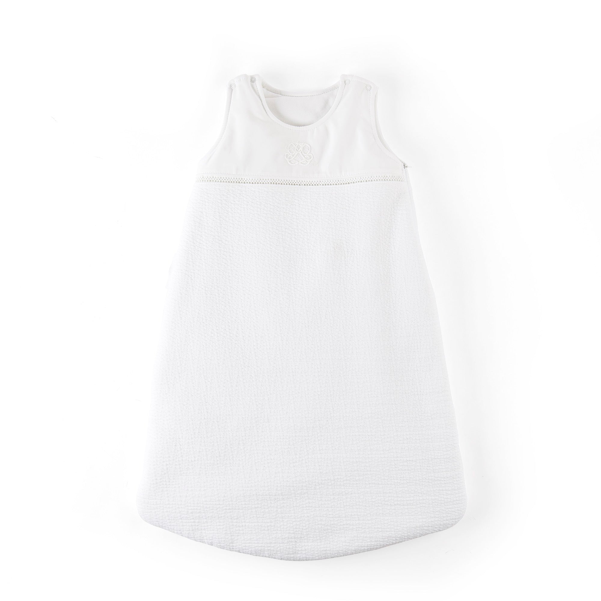 Theophile & Patachou Baby Sleeping Bag 70 cm - Cotton White