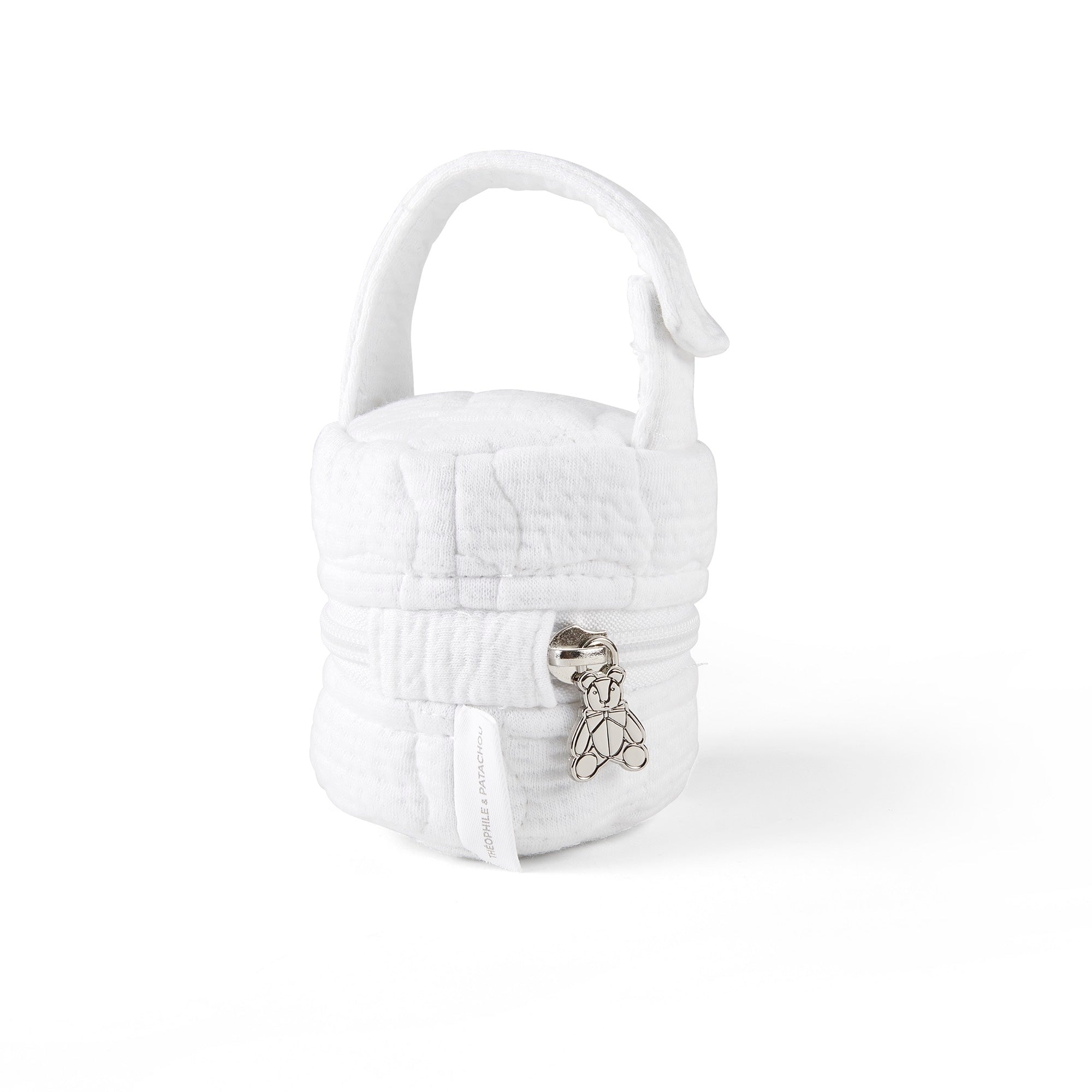 Theophile & Patachou Pacifier Cover - Cotton White