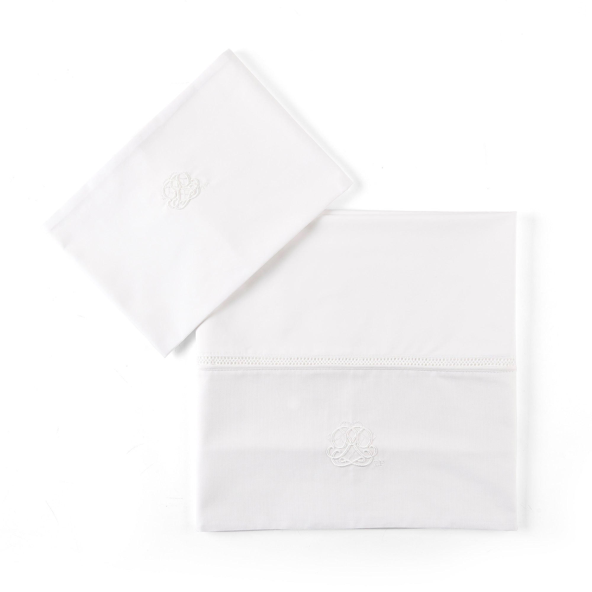 Theophile & Patachou Bed Sheet and Pillowcase - Cotton White