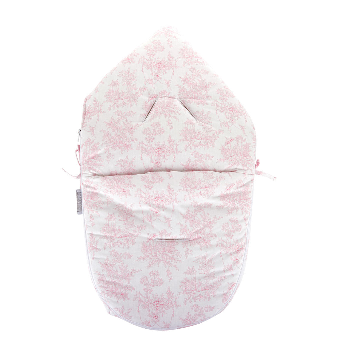 Theophile & Patachou Hooded Sleeping Bag for Car Seat “Pebble+” - Sweet Pink