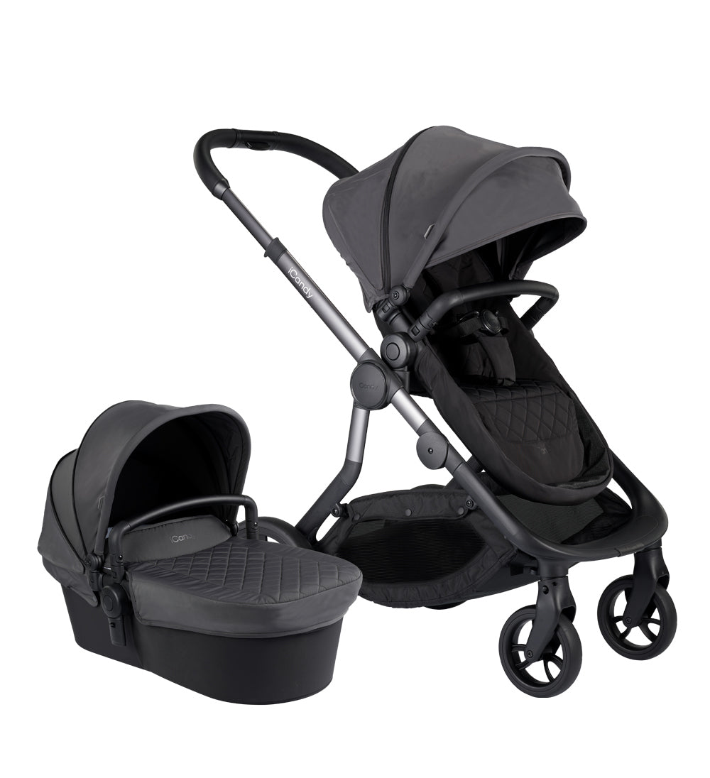 iCandy Orange Pushchair and Carrycot - Charcoal