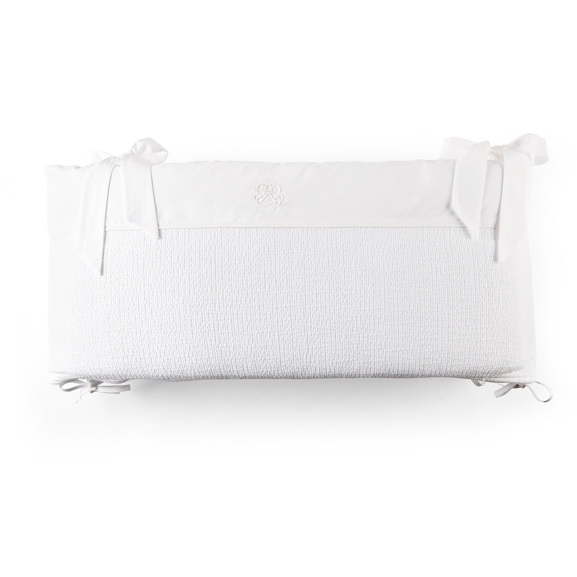 Theophile & Patachou 60 cm Bed Bumper - Cotton White