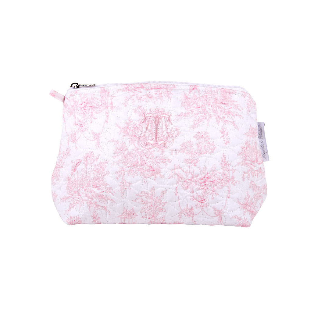 Theophile & Patachou Toilet Bag Quilted - Sweet Pink