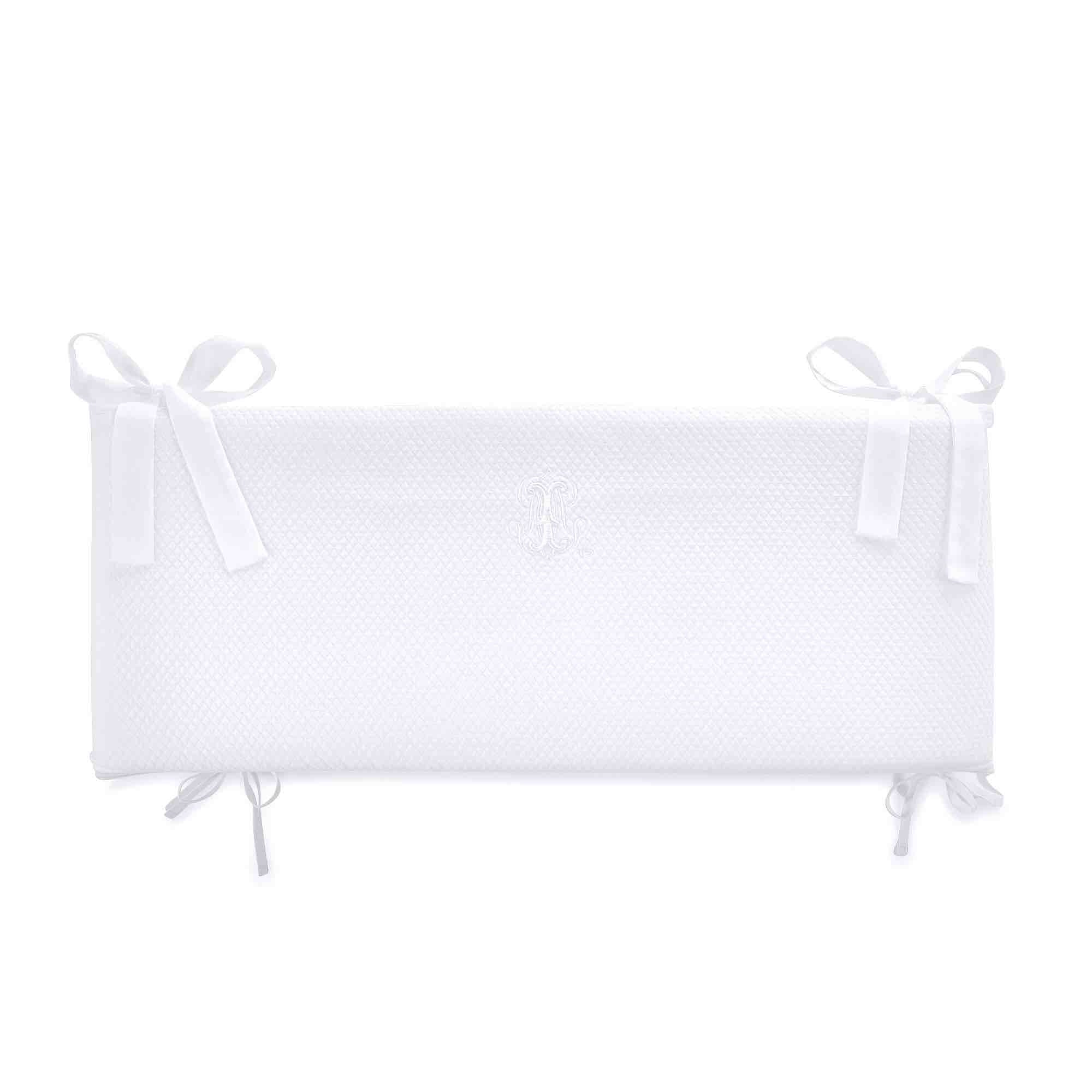 Theophile & Patachou Cot Bed Bumper 60cm - Royal White