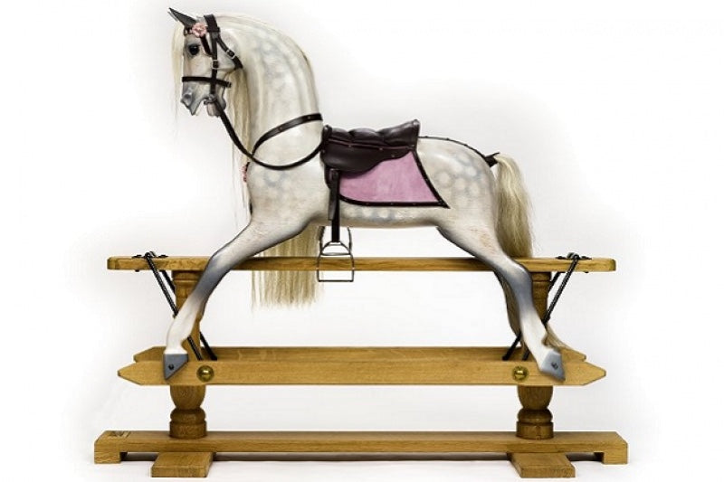 The Dappled Oak Rocking Horse