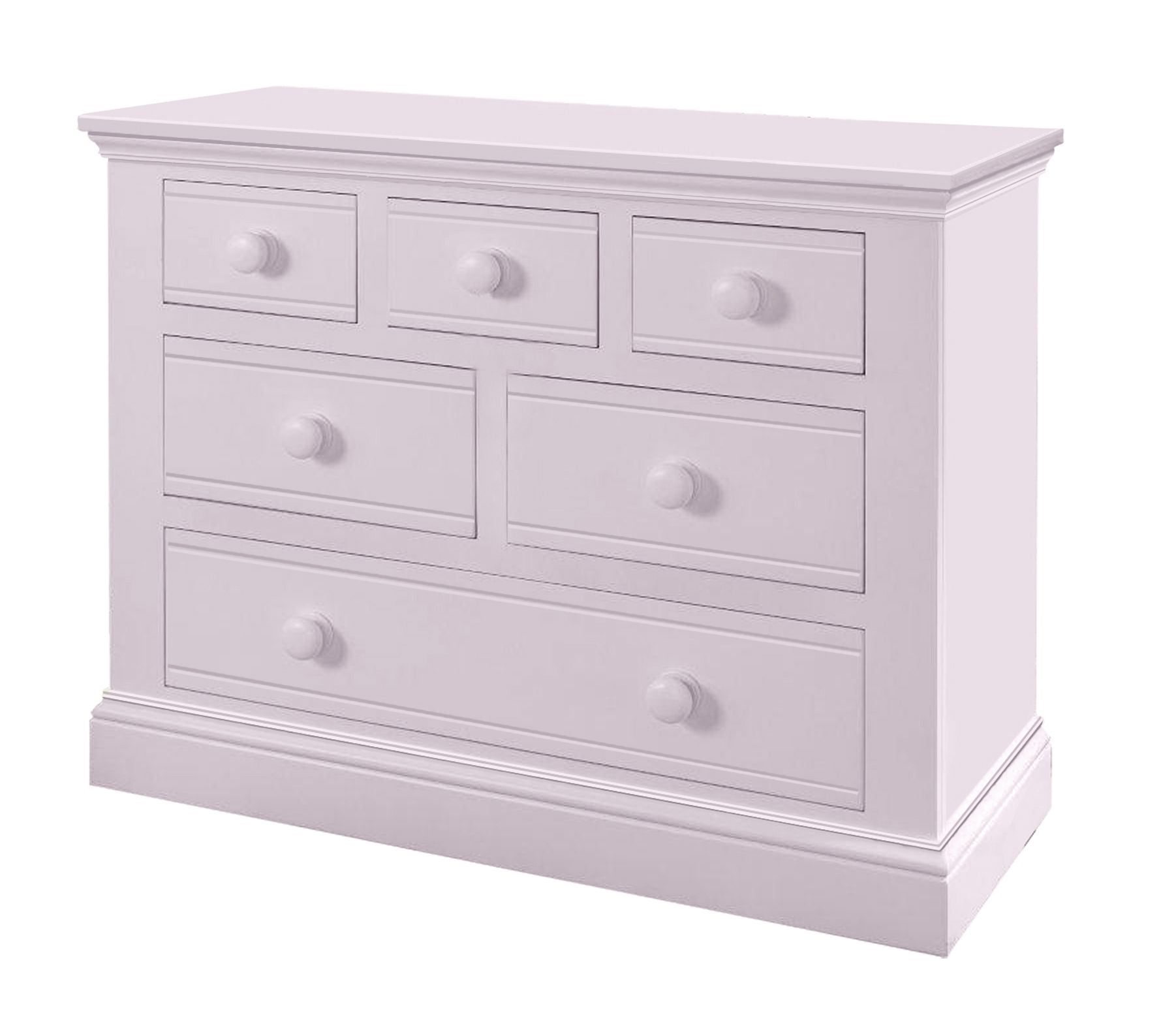New Hampton 6 Drawer Chest - Candy Floss