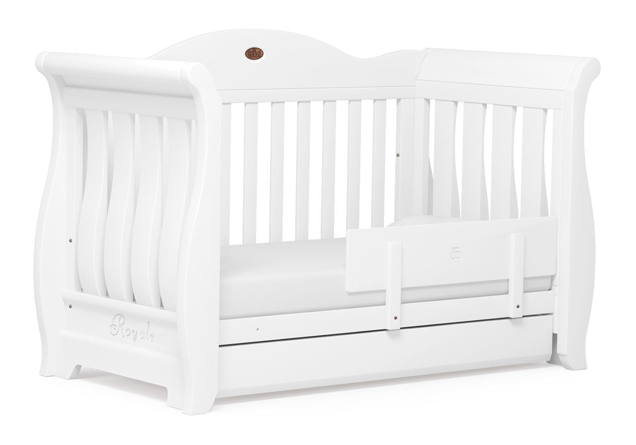 Boori Sleigh Royale Cot bed - White