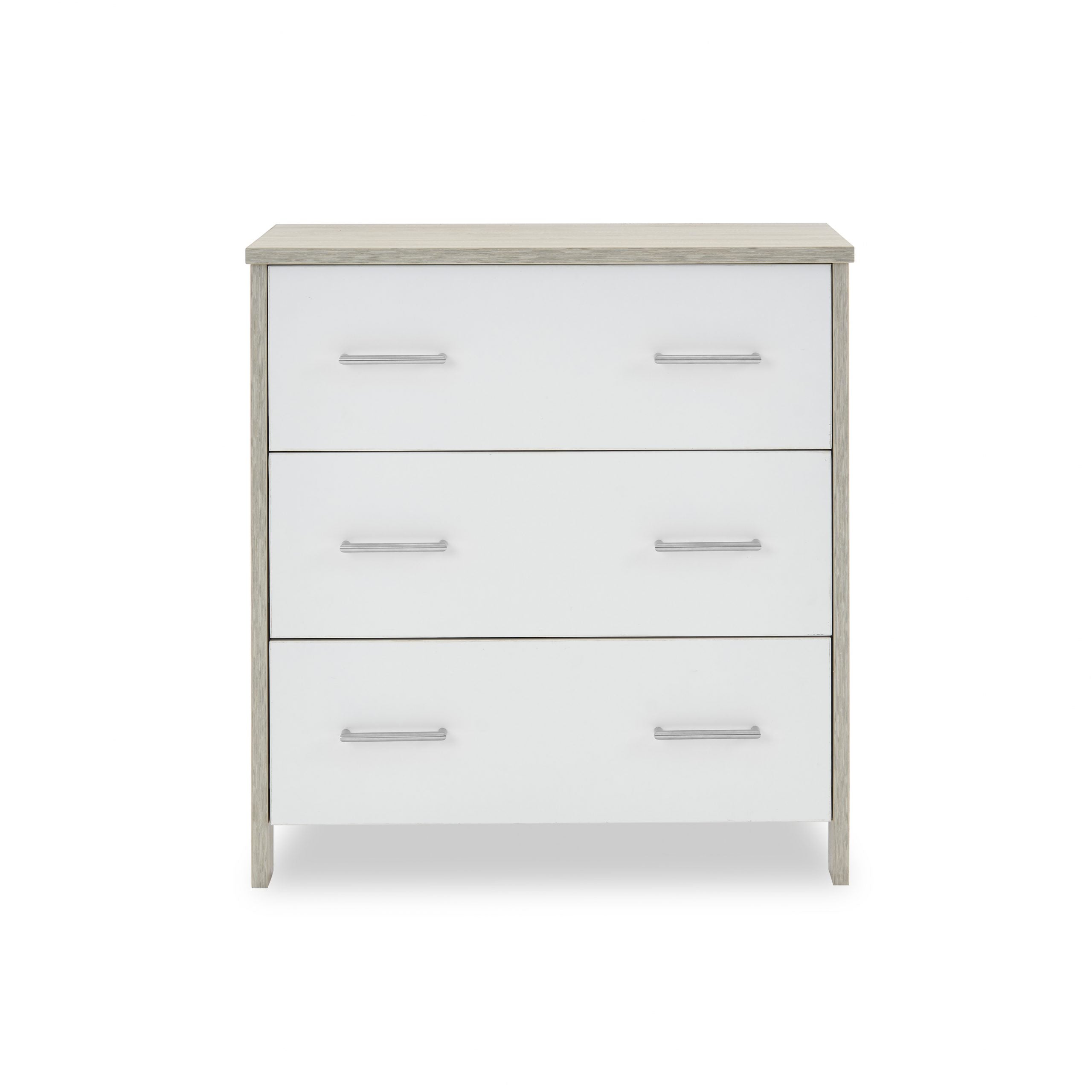Obaby Nika Closed Changing Unit - Grey Wash with White