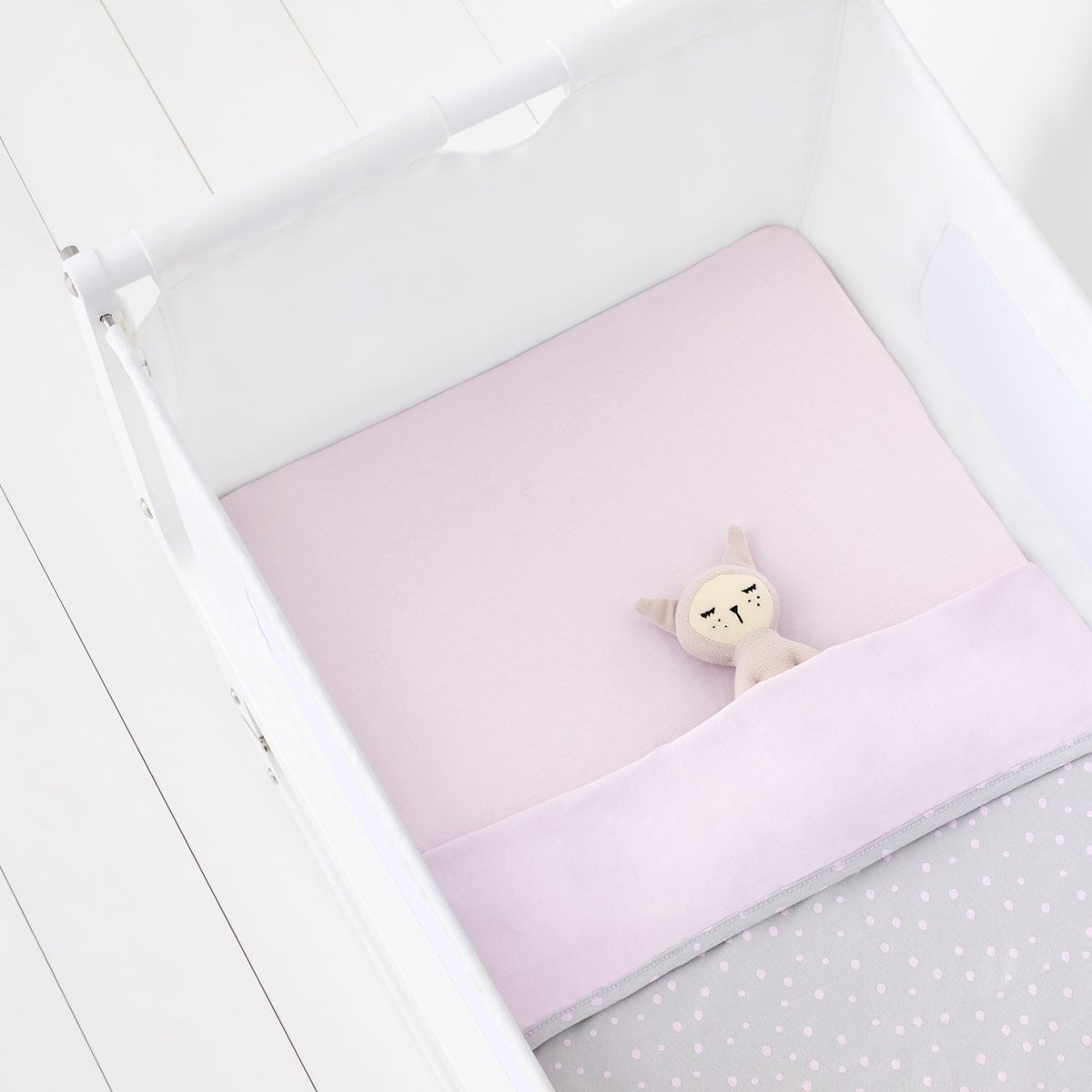 Snuzpod 3pc Crib Bedding Set - Rose Spots
