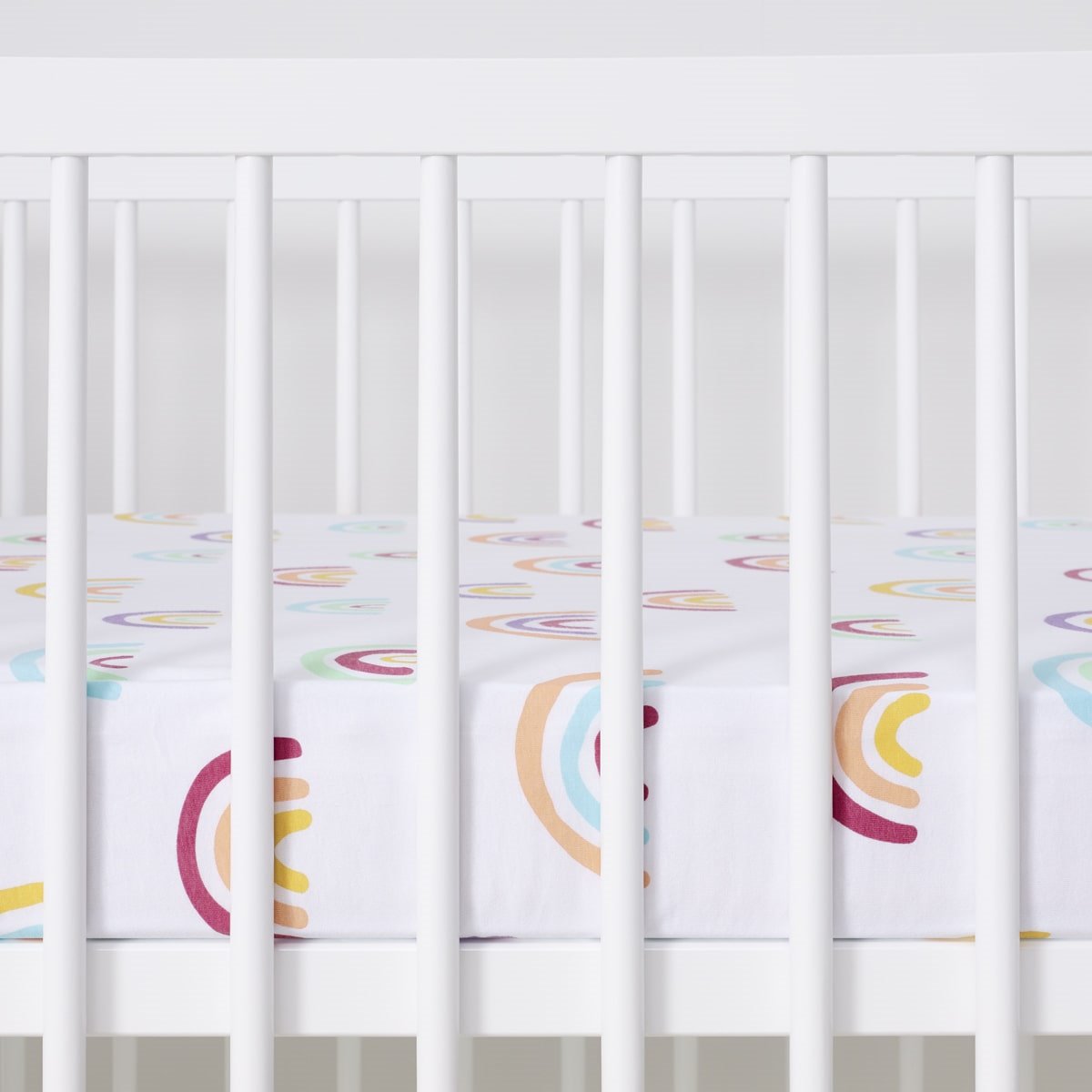 Snuz Cot & Cot Bed 2 Pack Fitted Sheet - Colour Rainbow