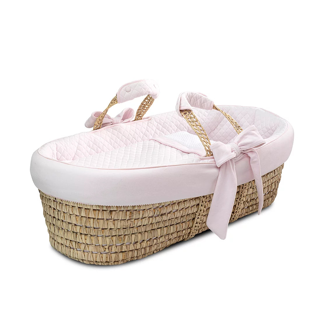 First New Pretty Pink Moses Basket