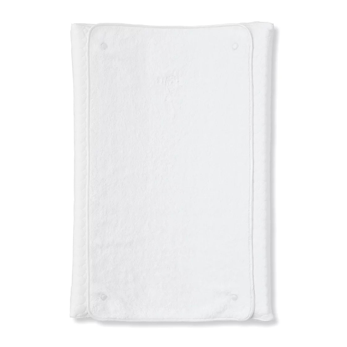 First Crystel White Changing Pad Cover & Towel
