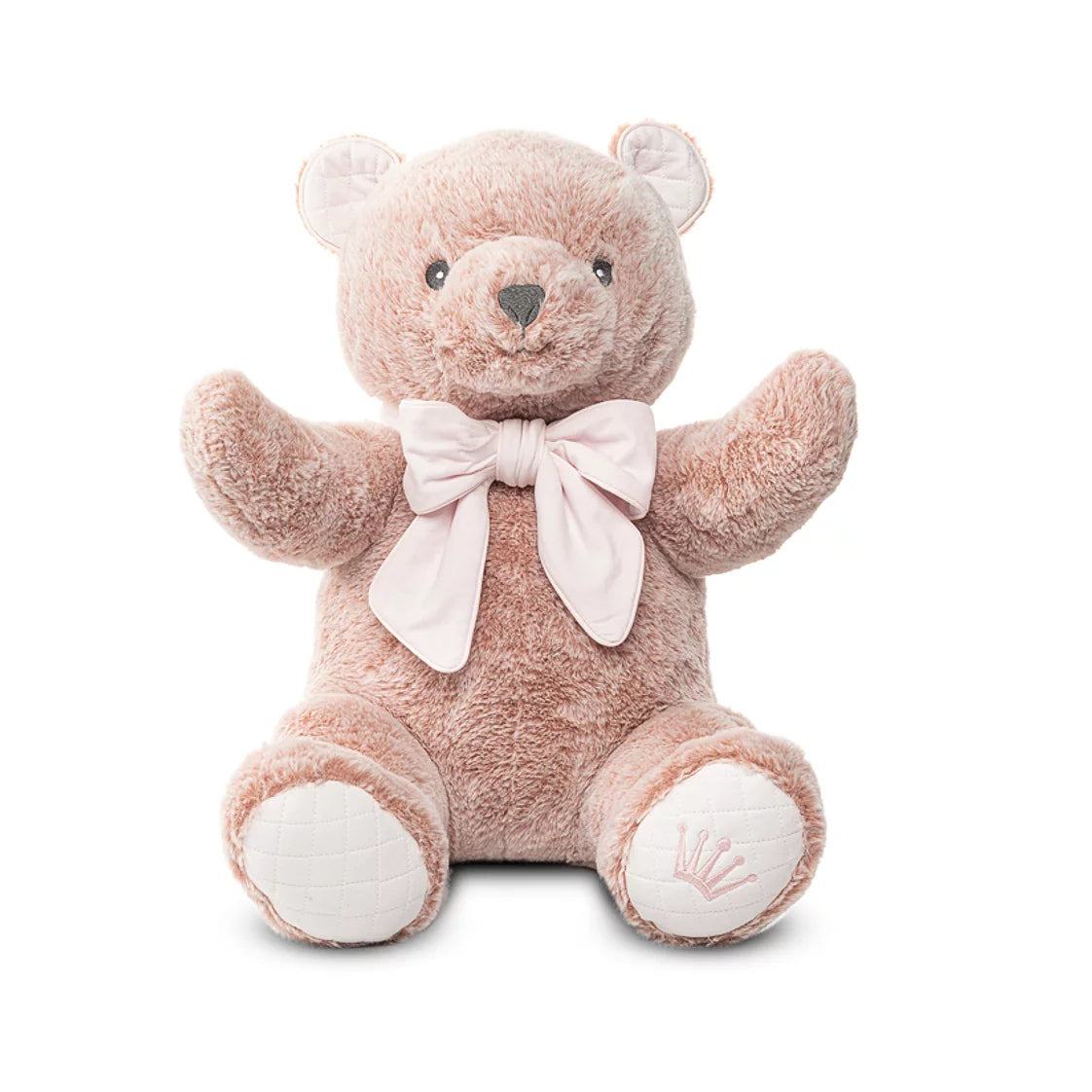 First New Pretty Pink Zoe Fur Teddy Bear