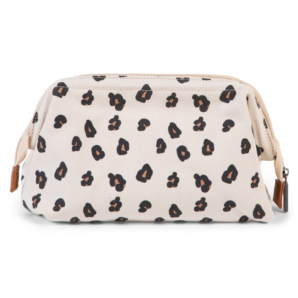 Cuddleco Baby Necessities Canvas Leopard Bag