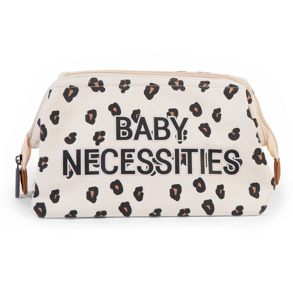Cuddleco Baby Necessities Canvas Leopard Bag