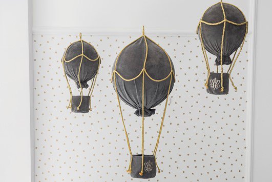 Decorative Hot-Air Balloon Anthracite Gloss
