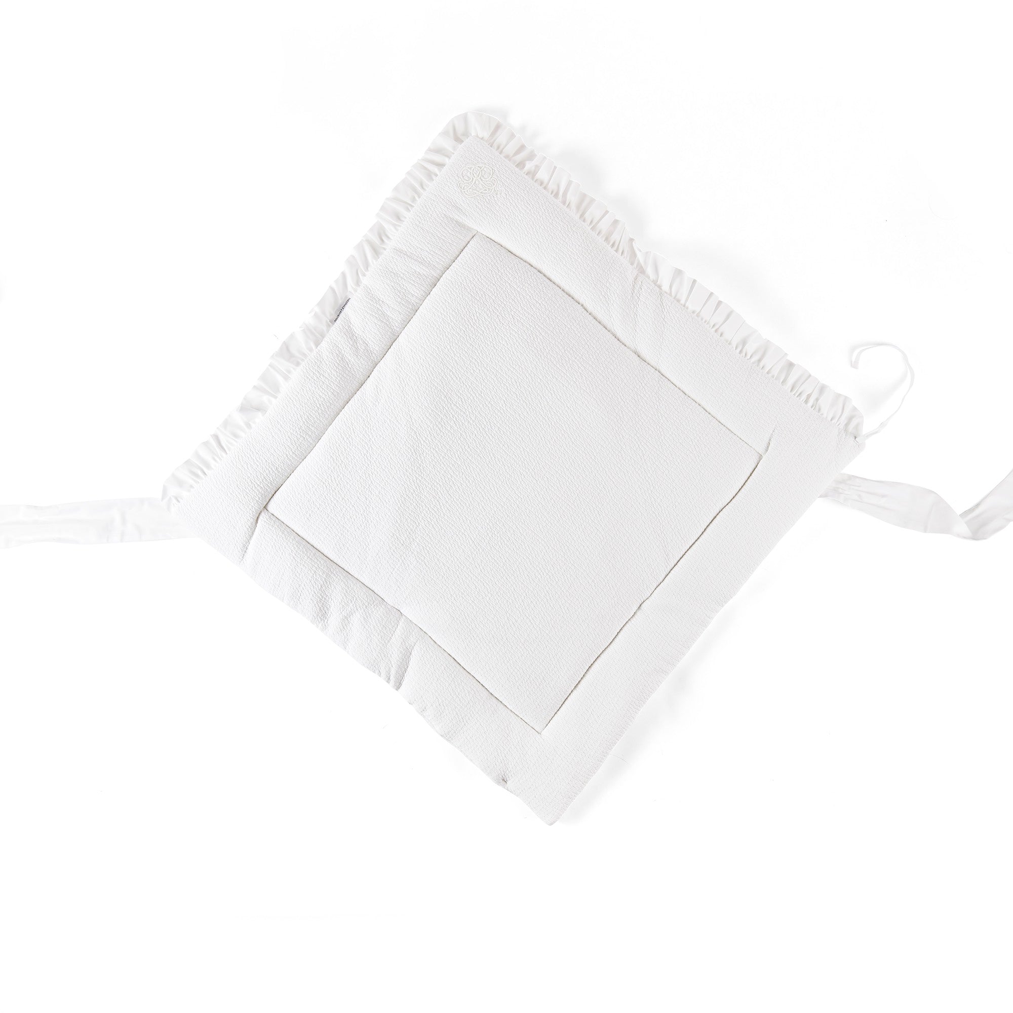 Theophile & Patachou Angel's Nest Shawl Blanket - Cotton White