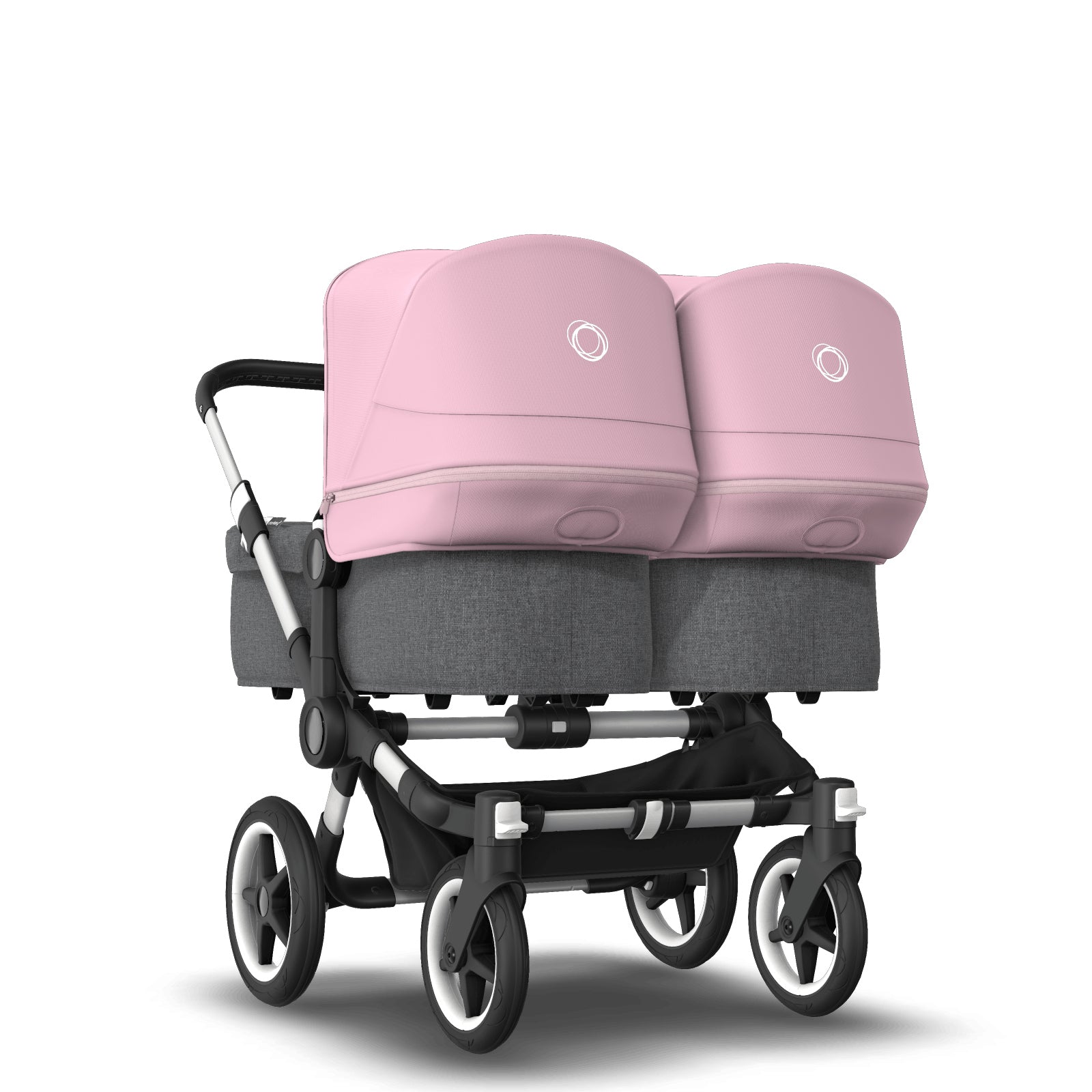 Bugaboo Donkey 3 Twin Seat and Carrycot Pushchair - Soft Pink