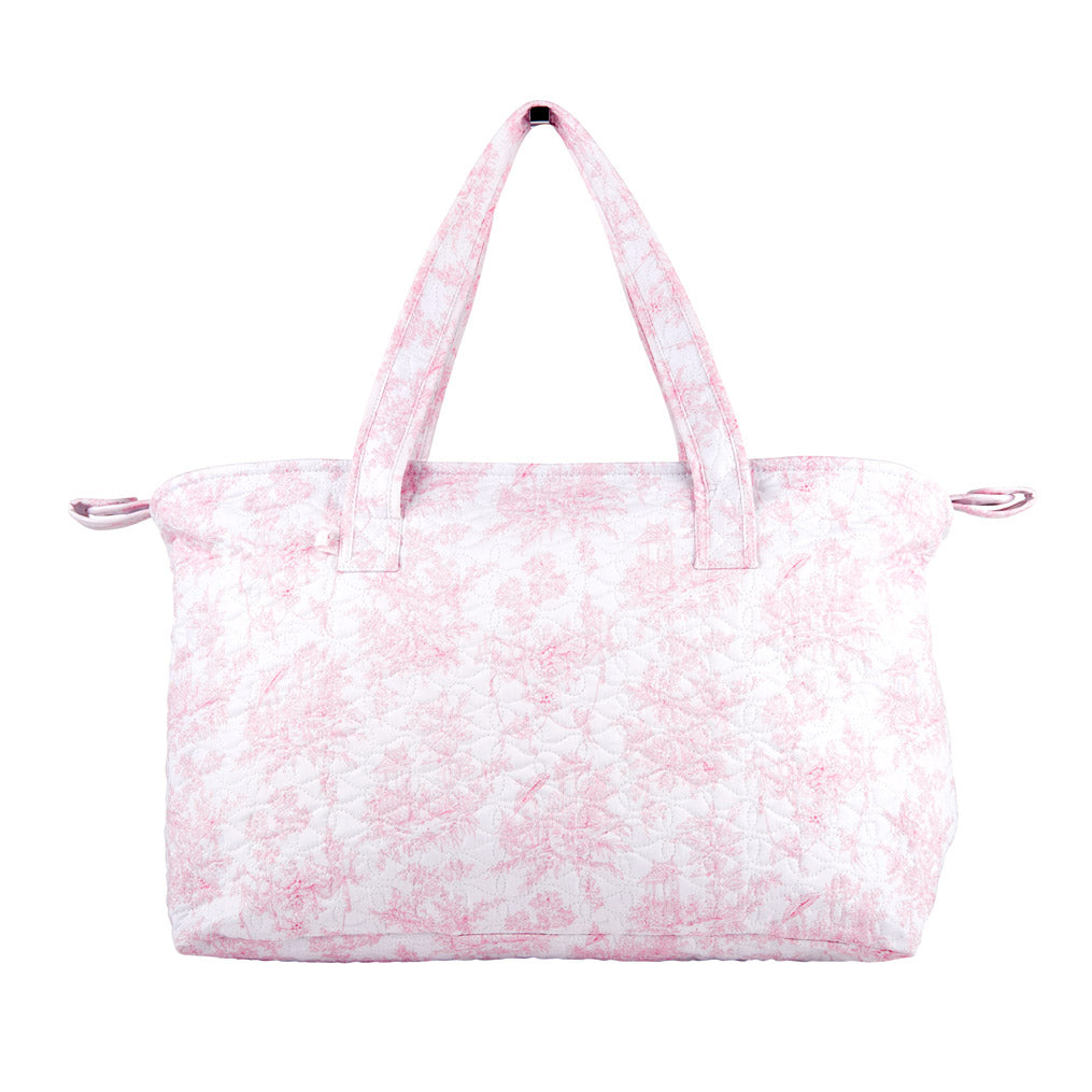 Theophile & Patachou Changing Bag and Mat Quilted - Sweet Pink