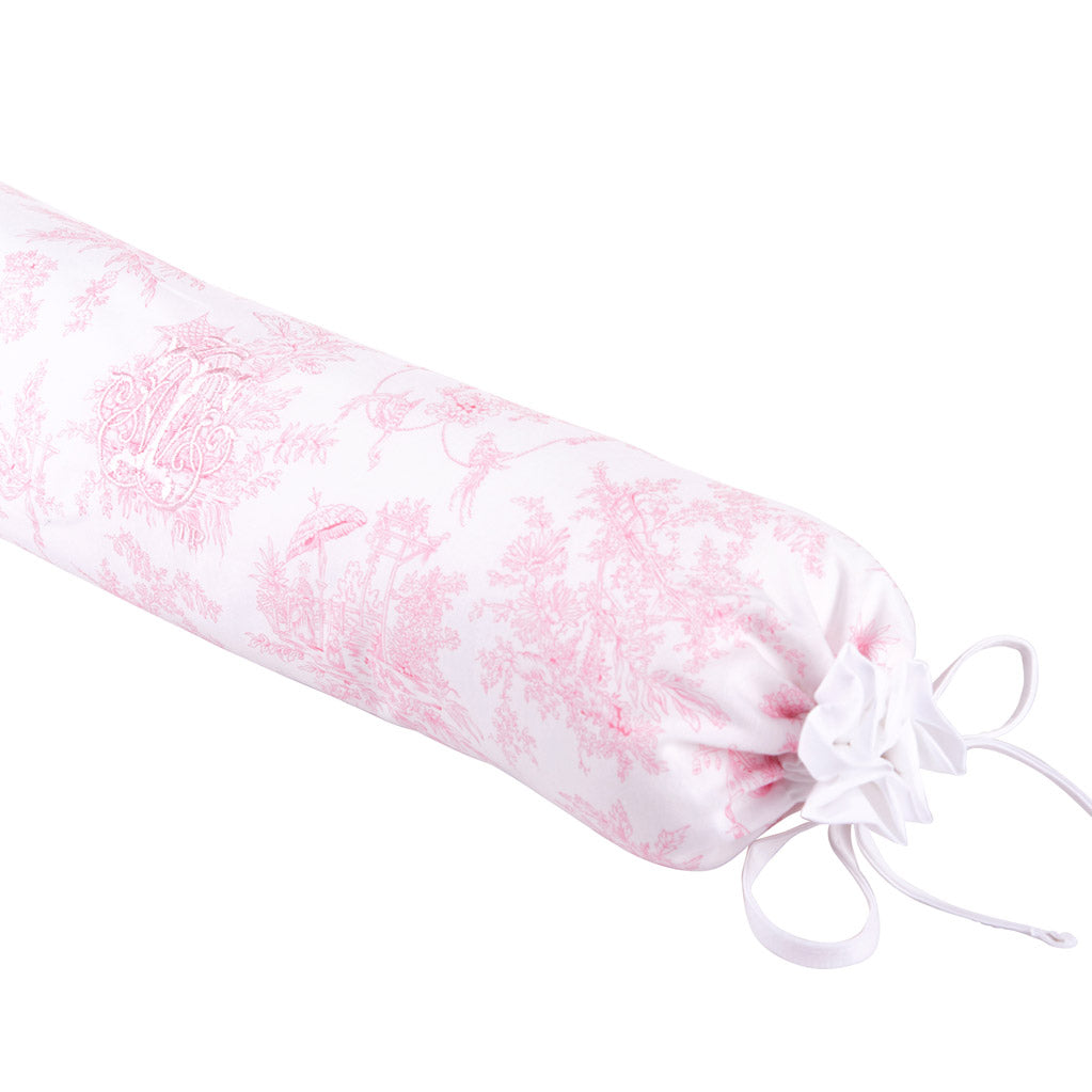 Theophile & Patachou Baby Roll Cushion - Jersey Sweet Pink