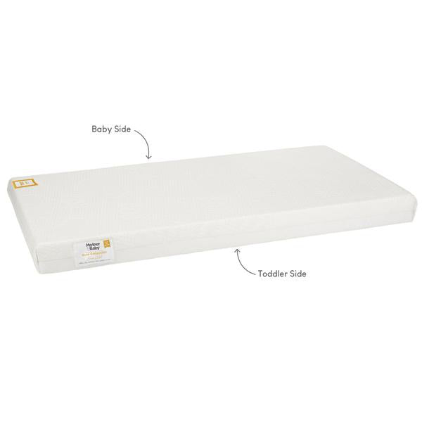 Cuddleco Juliet Cot Bed White + Mother&Baby First Gold Anti-Allergy Foam Cot Bed Mattress