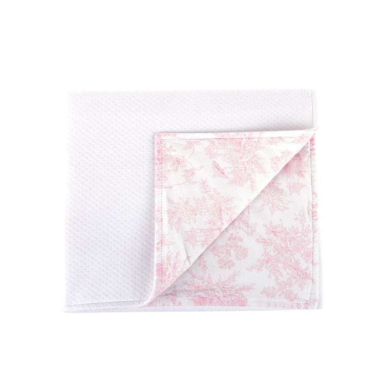 Theophile & Patachou Cradle Blanket-Shawl 65X80 cm - Sweet Pink