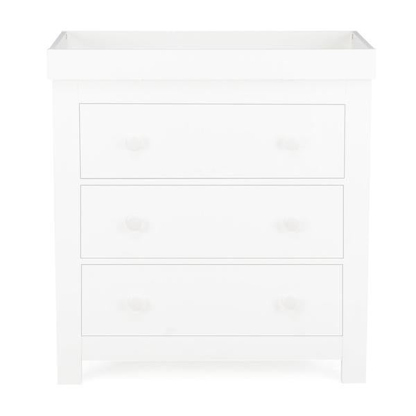 Cuddleco Aylesbury 3 Drawer Dresser & Changer - White