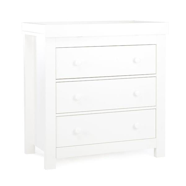 Cuddleco Aylesbury 3 Drawer Dresser & Changer - White