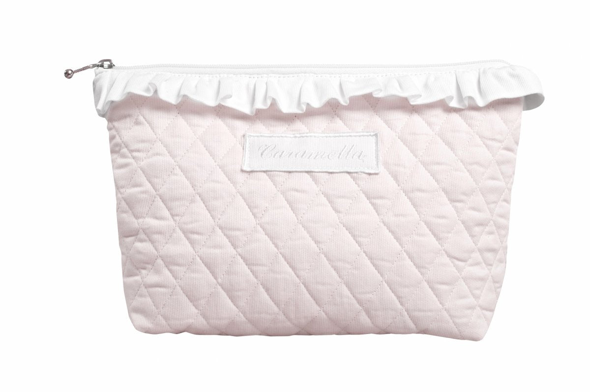Quilted Baby Pink Beauty Case