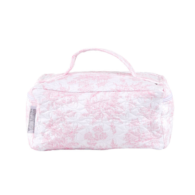Theophile & Patachou Toilet Bag with One Handle Quilted - Sweet Pink