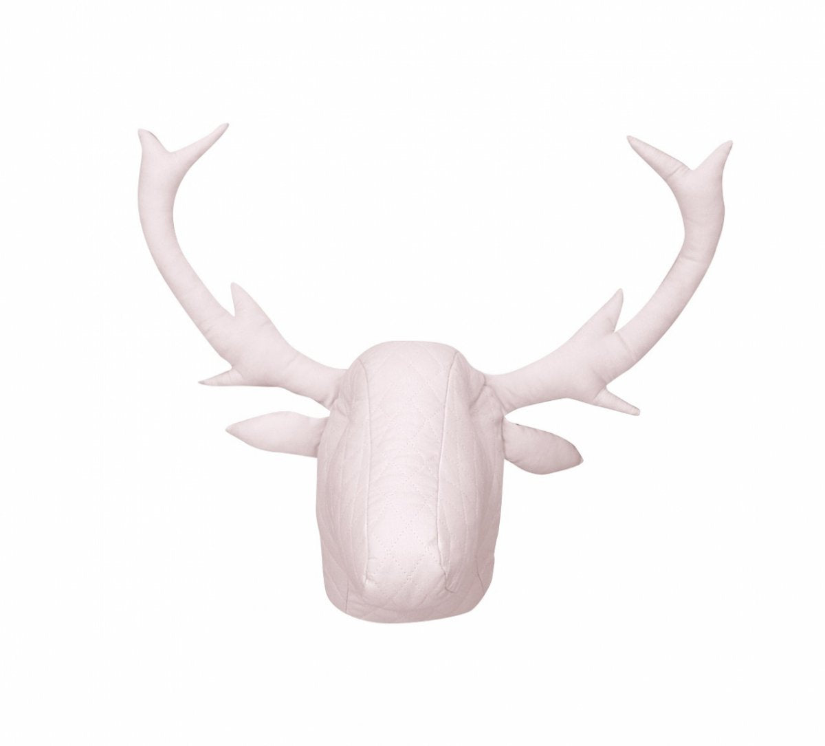Baby Pink Quilted Moose'S Head
