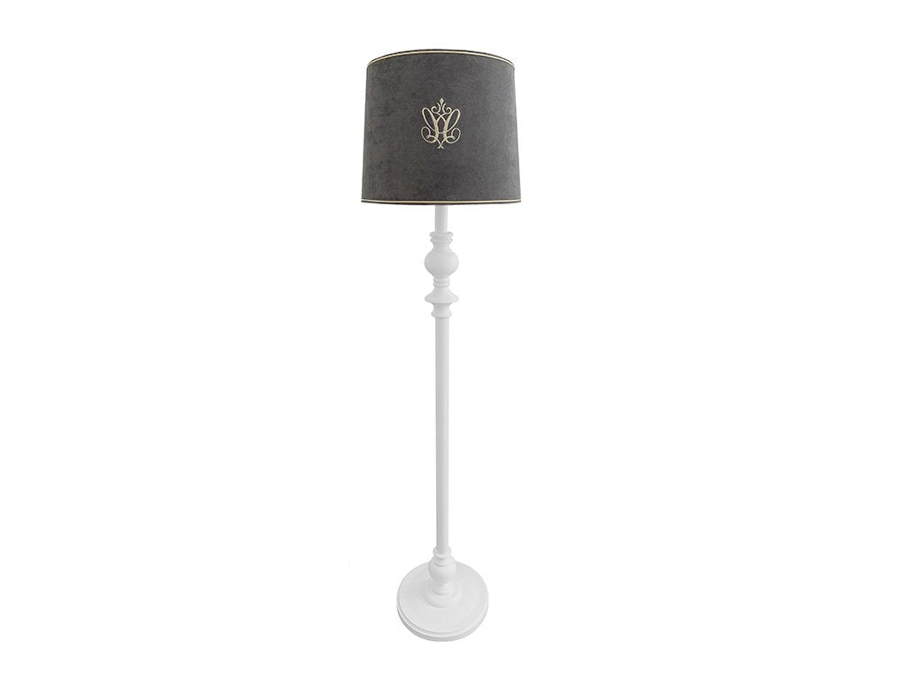 Floor Lamp Anthracite Gloss with Decorative Leg