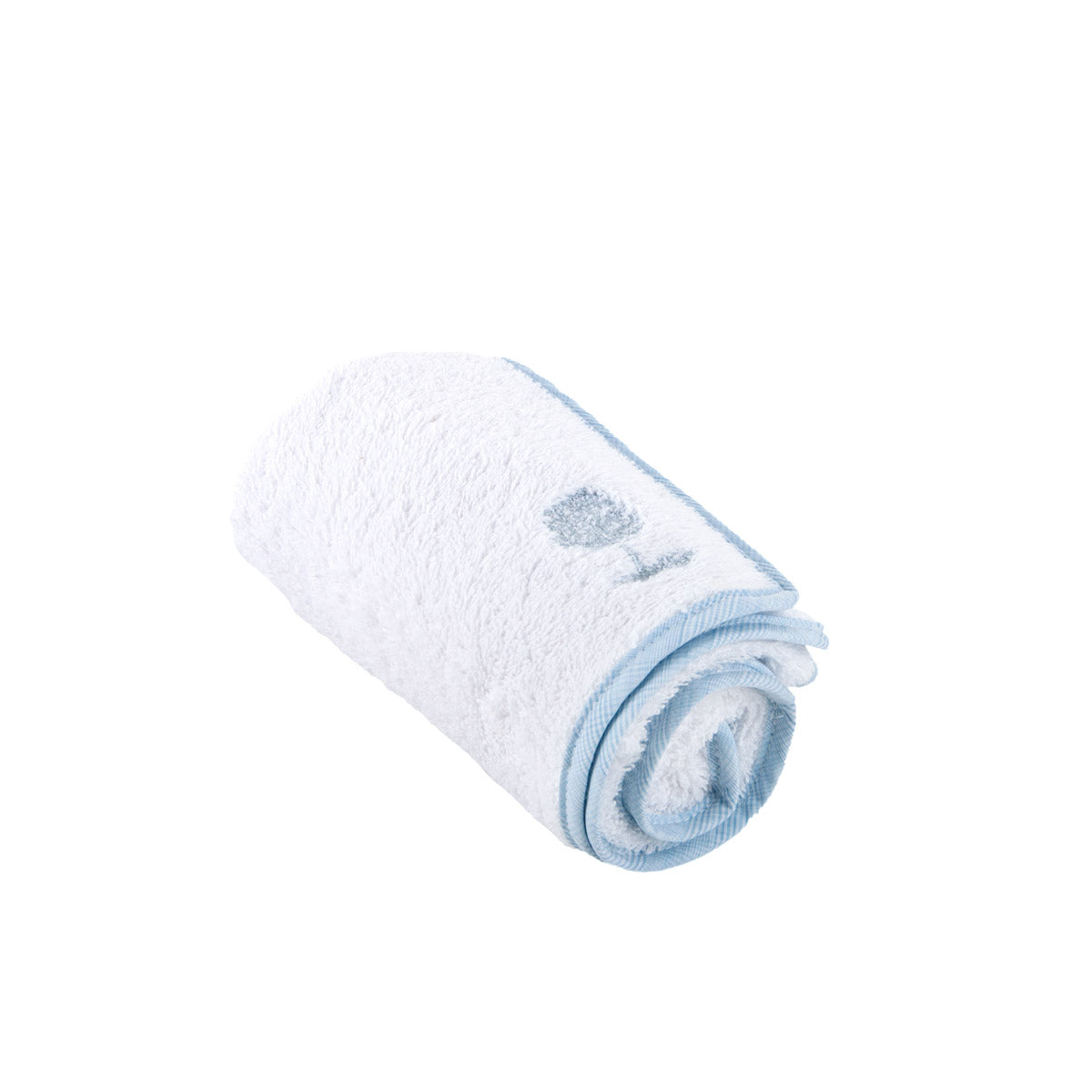Theophile & Patachou Towel for Changing Mat - Sweet Blue / White