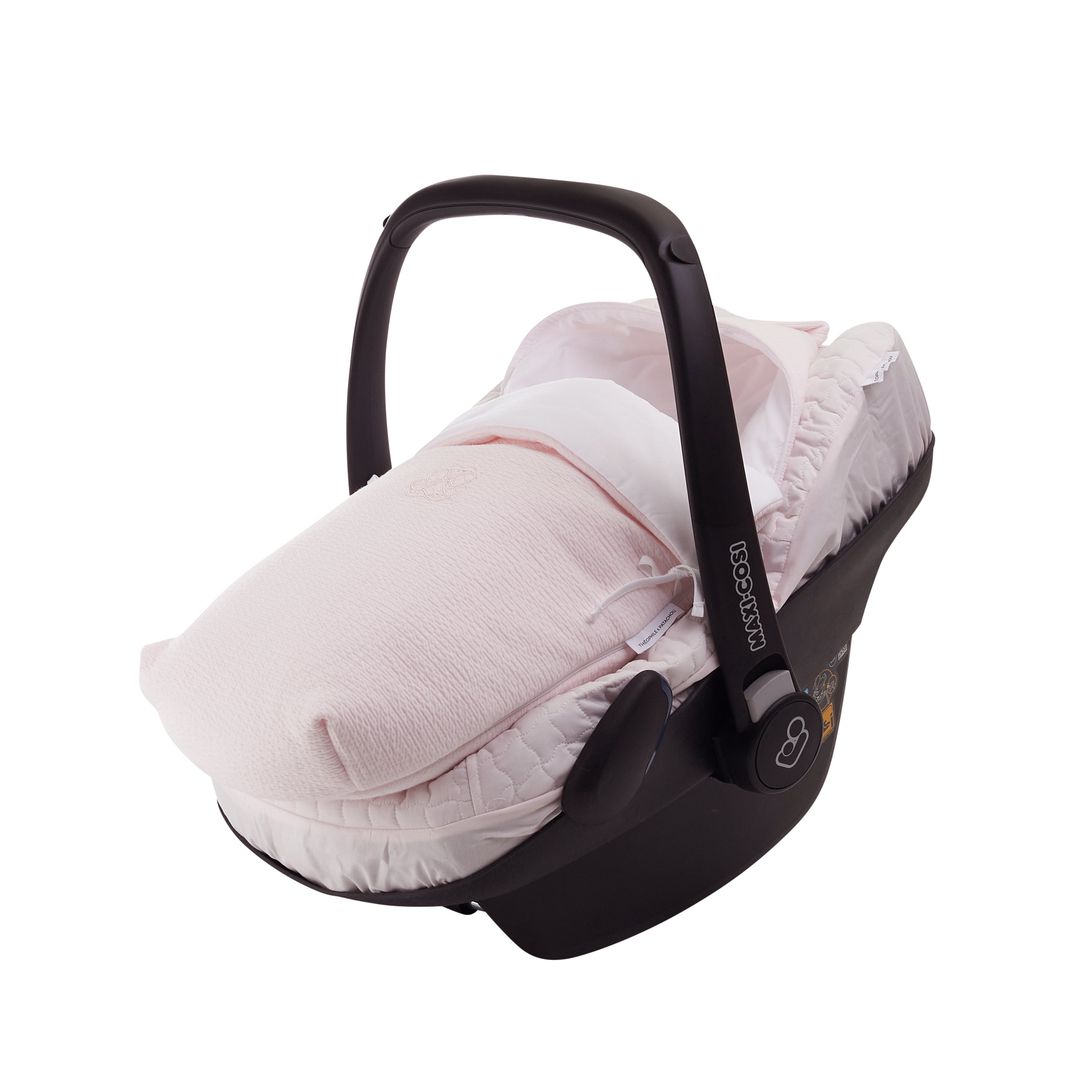Theophile & Patachou Cover for Car Seat “Pebble & Pebble+” - Cotton Pink
