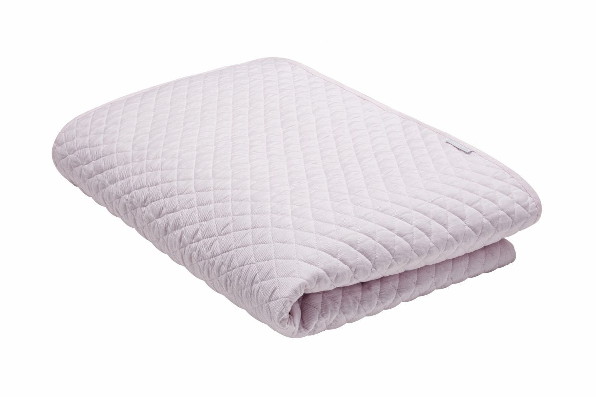 Child Bedspread Quilted Baby Pink