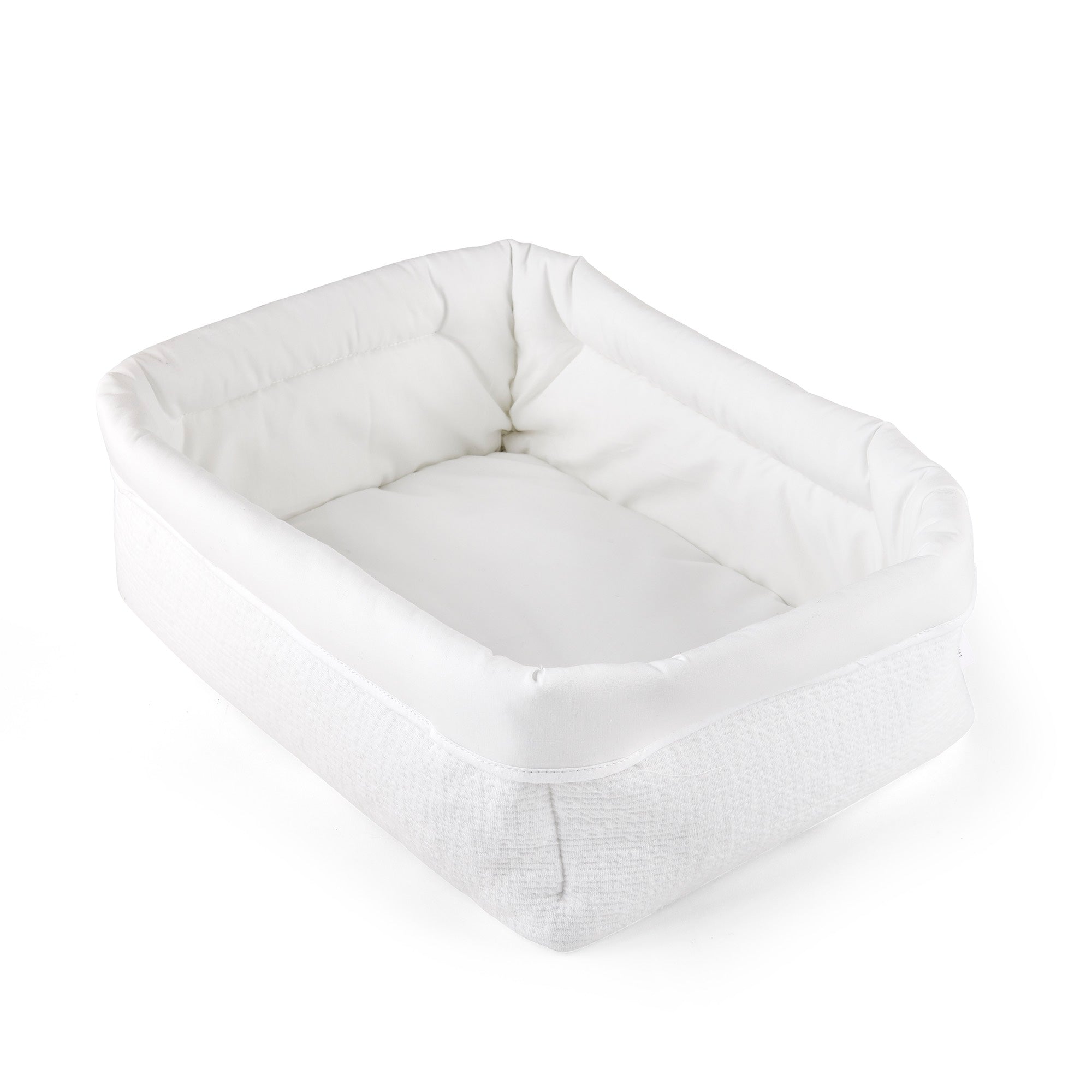 Theophile & Patachou Baby Rectangular Toilet Basket - Cotton White