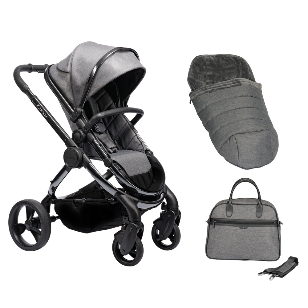 iCandy Peach Pushchair and Carrycot with Bag & Duo Pod