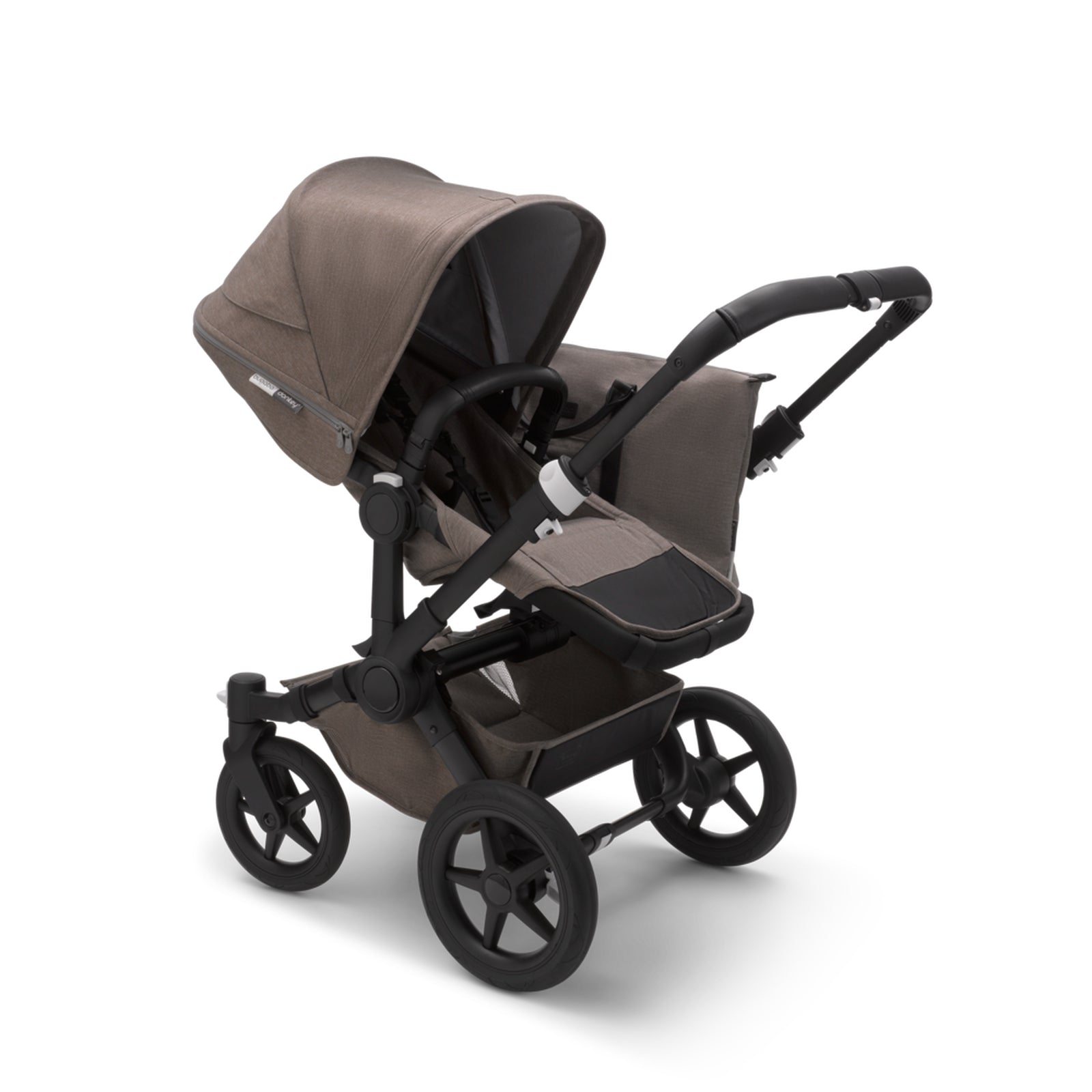 Bugaboo Donkey 3 Mono Seat and Carrycot Pushchair - Mineral Taupe Melange