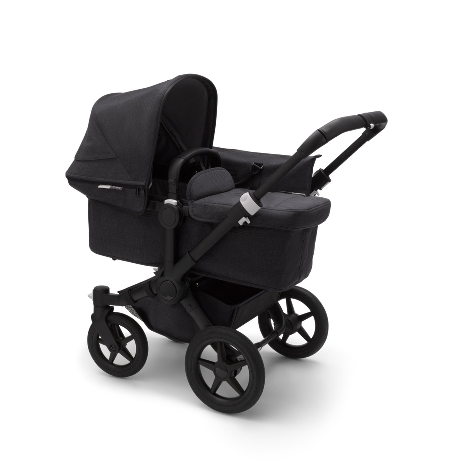 Bugaboo Donkey 3 Mono Seat and Carrycot Pushchair - Mineral Washed Black
