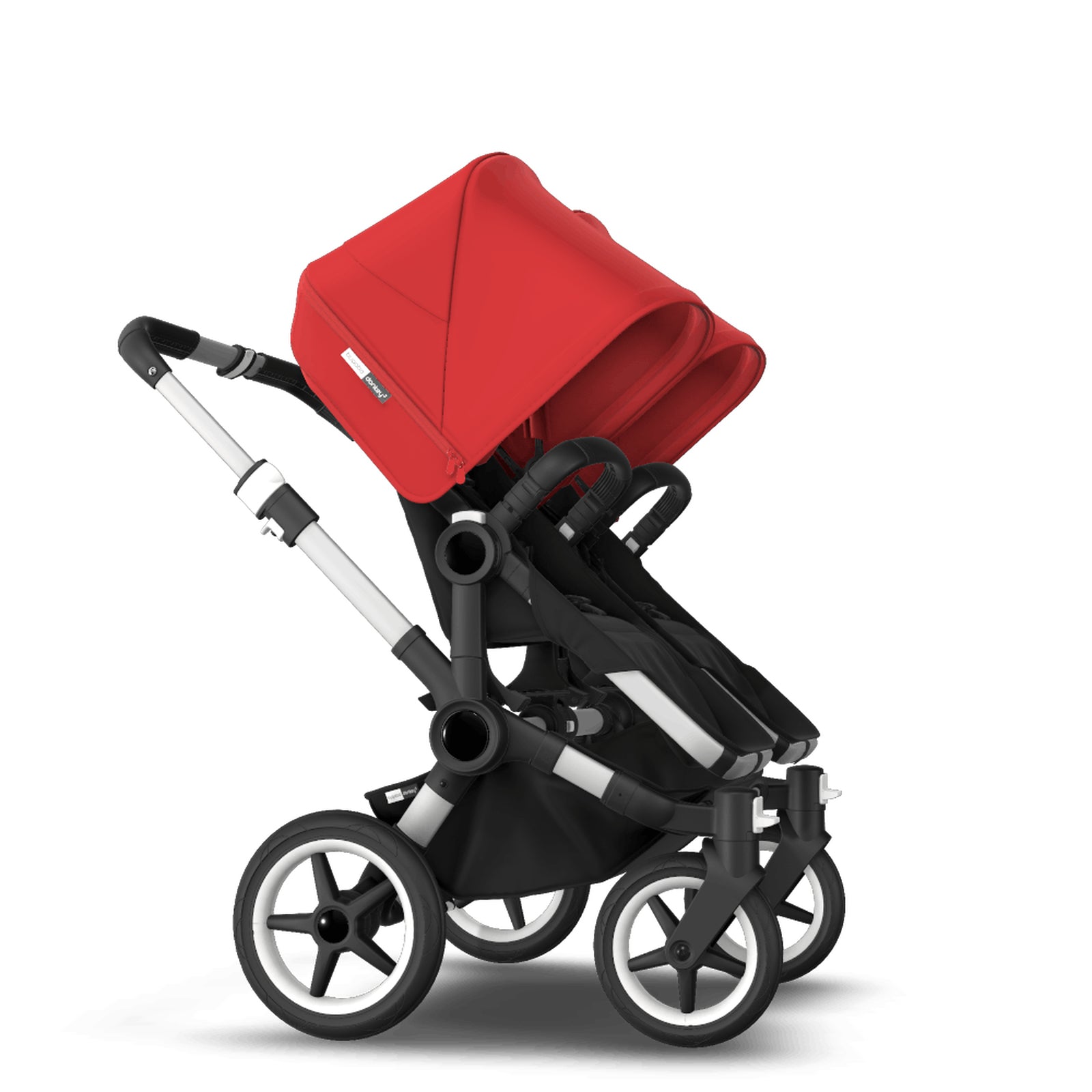 Bugaboo Donkey 3 Twin Seat and Carrycot Pushchair - Red