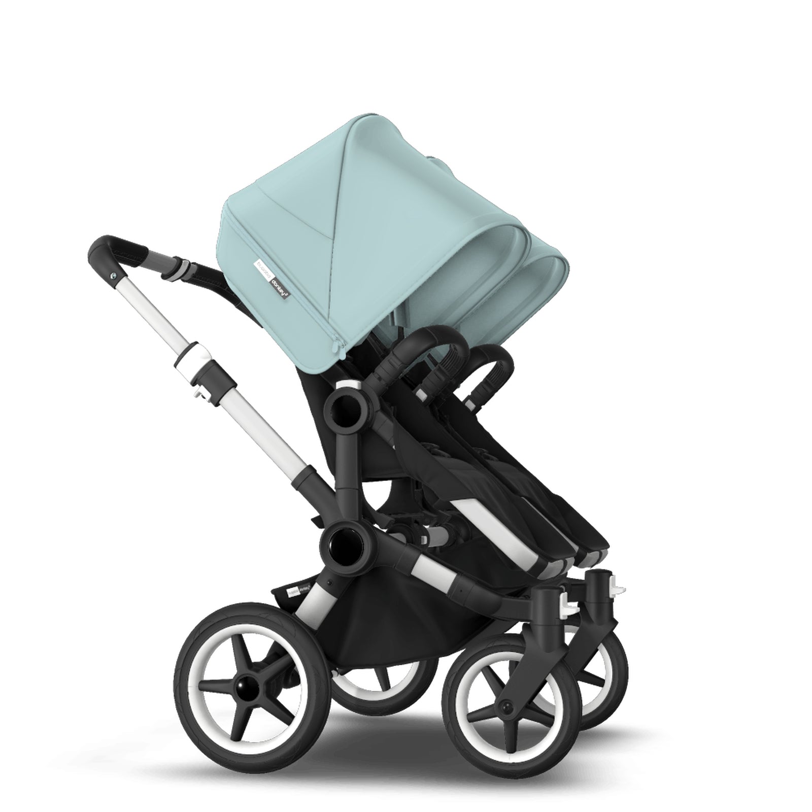 Bugaboo Donkey 3 Twin Seat and Carrycot Pushchair - Vapor Blue