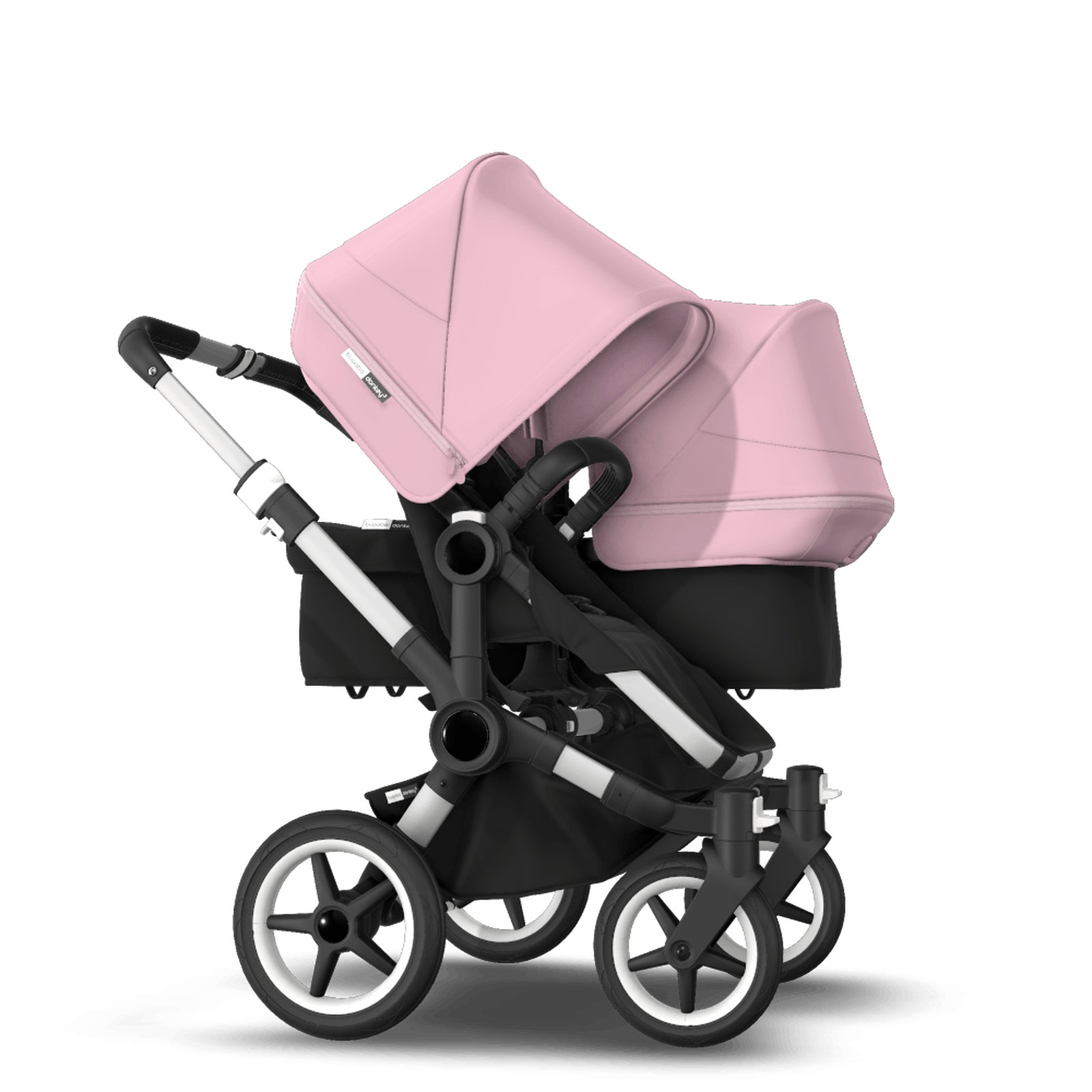 Bugaboo Donkey 3 Duo Seat and Carrycot Pushchair - Soft Pink