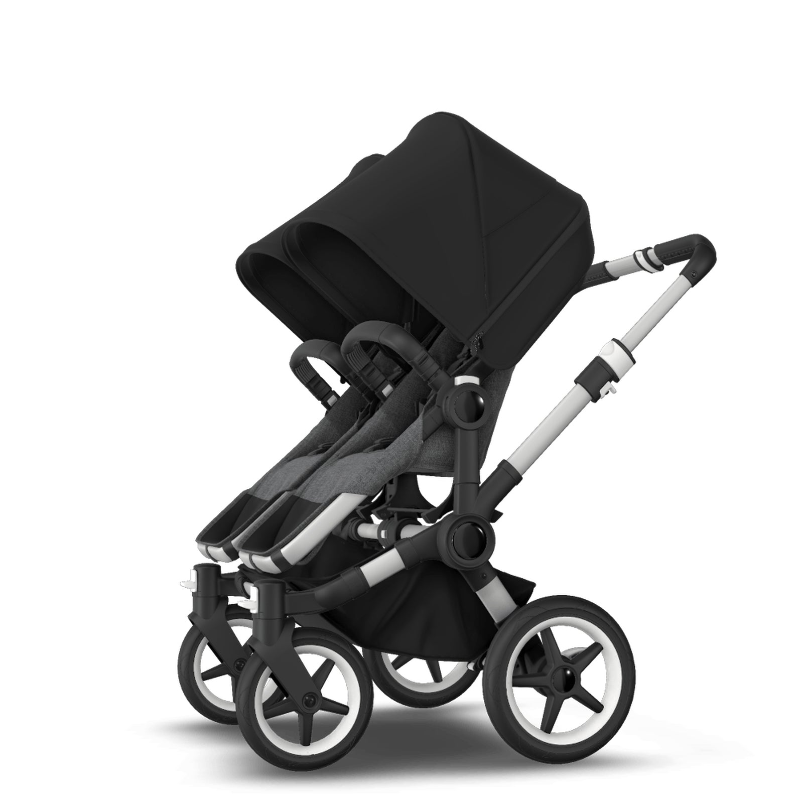 Bugaboo Donkey 3 Twin Seat and Carrycot Pushchair - Black