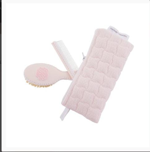 Theophile & Patachou Brush and Comb - Cotton Pink