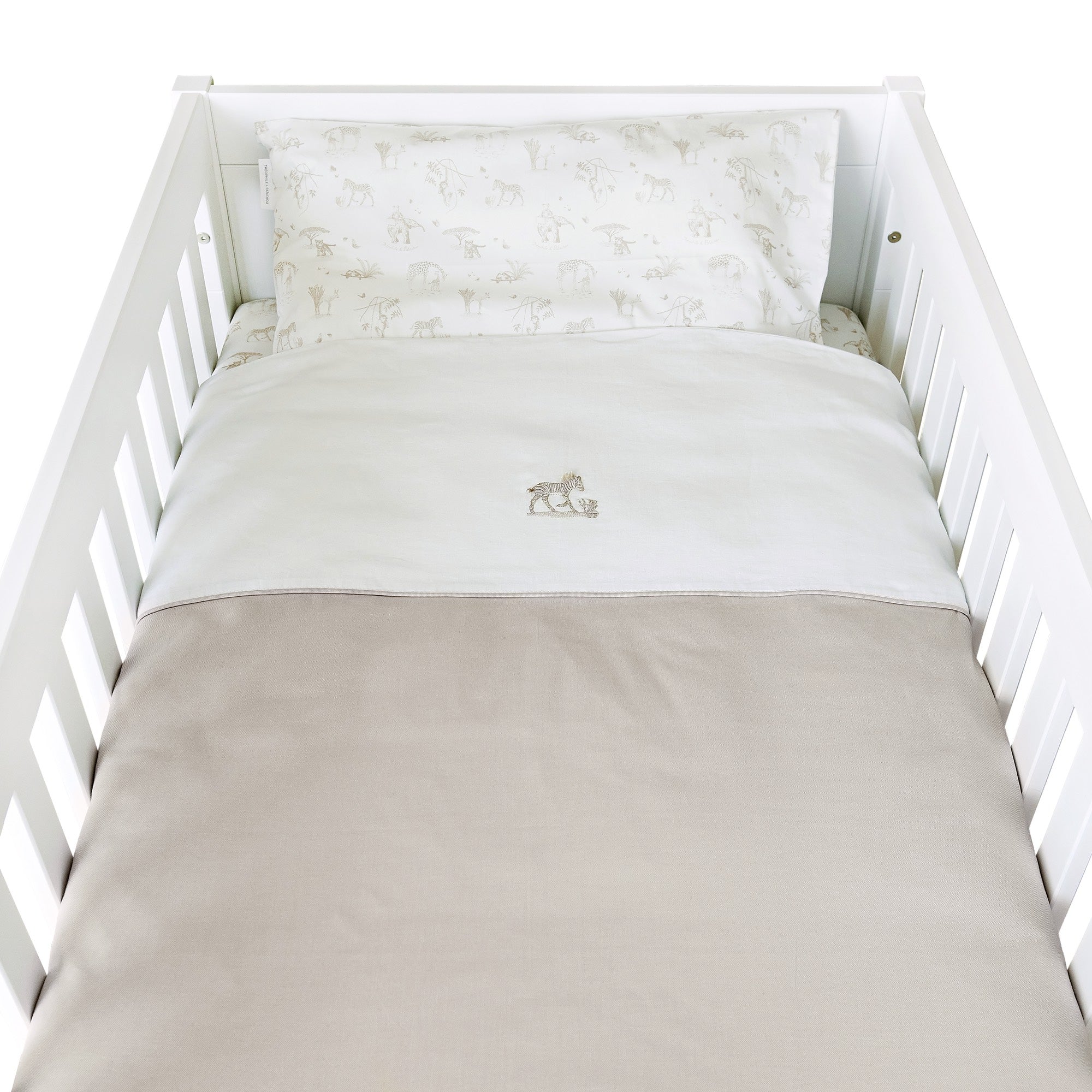 Theophile & Patachou Baby Cot Bed Duvet Cover - Safari