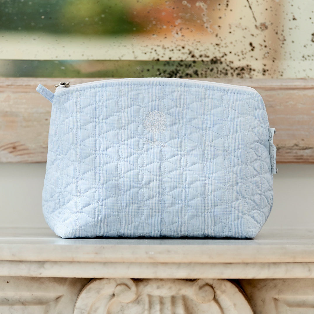 Theophile & Patachou Toilet Bag Quilted - Sweet Blue